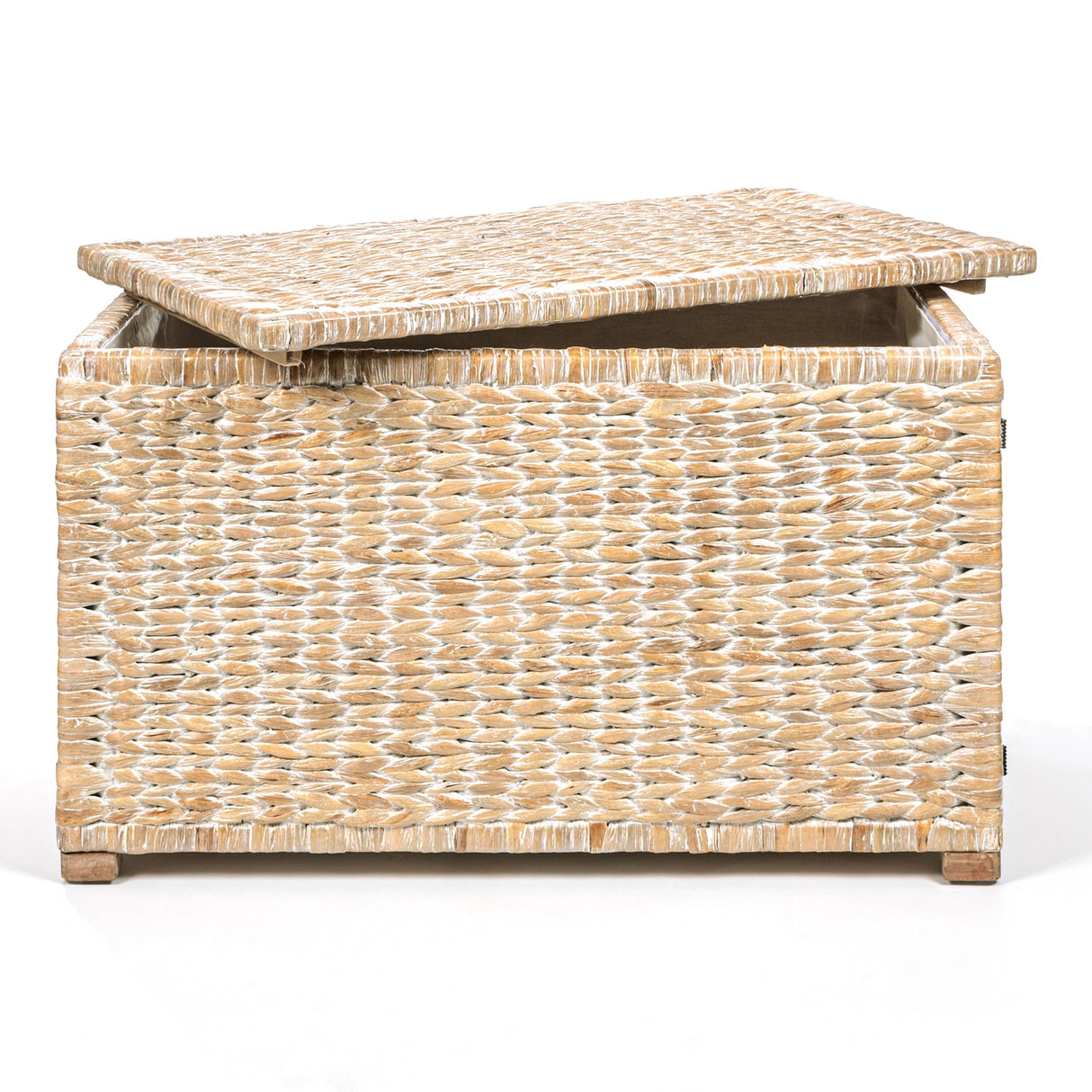 happimess Anada Wicker Weave 30" Storage Trunk, Natural