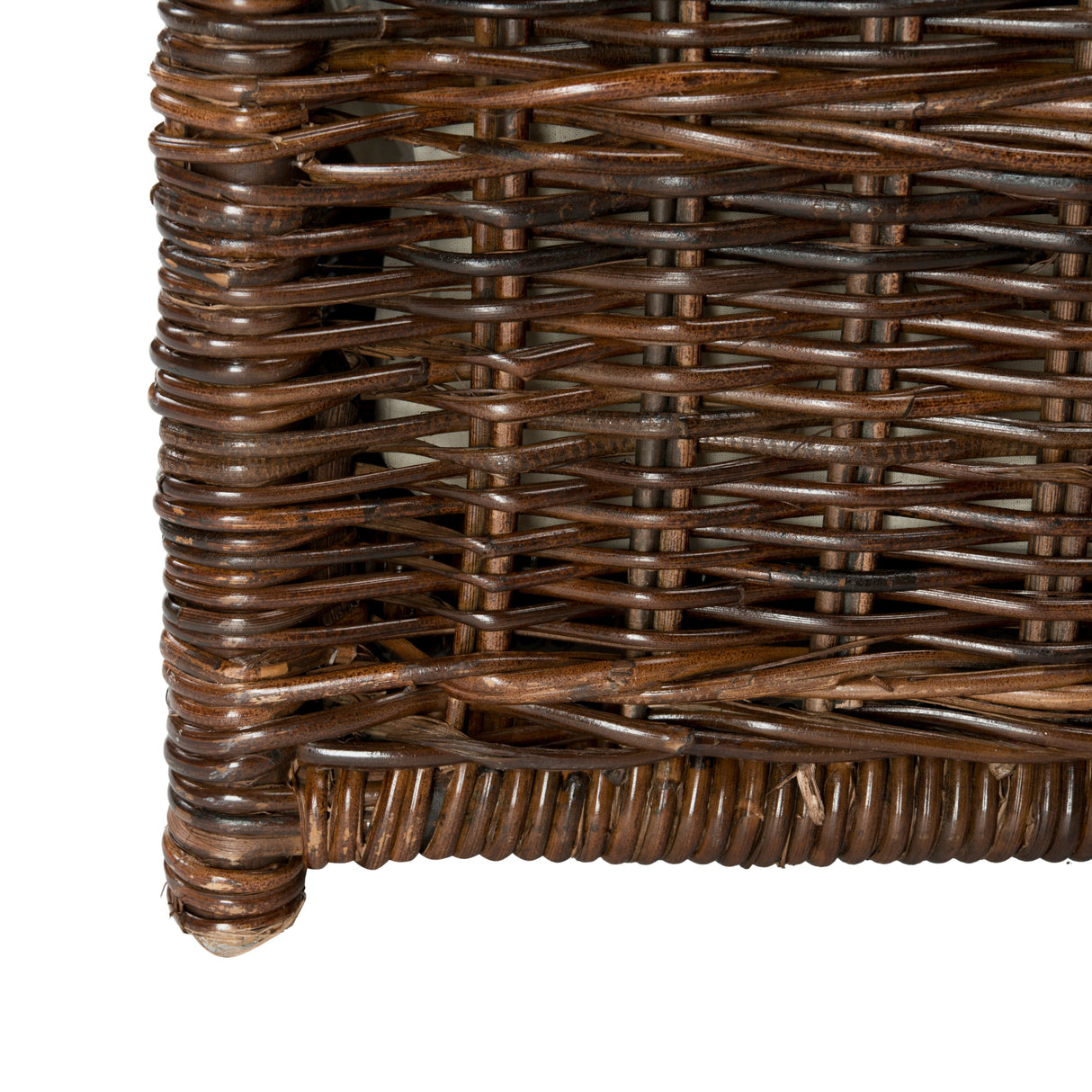 happimess Caden 46" Wicker Storage Trunk, Brown - Butterscotch
