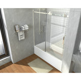 i-Homare 55 - 59 in.W x 60 in.H Sliding Frameless Tub Door Shower Door