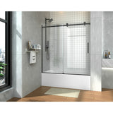 i-Homare 55 - 59 in.W x 60 in.H Sliding Frameless Tub Door Shower Door
