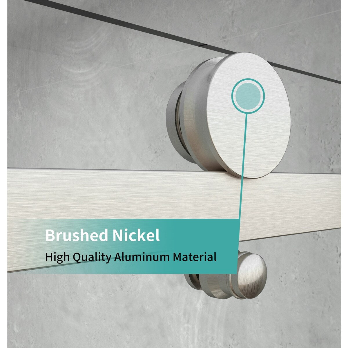 i-Homare 55 - 59 in.W x 60 in.H Sliding Frameless Tub Door Shower Door