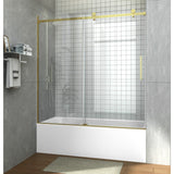 i-Homare 55 - 59 in.W x 60 in.H Sliding Frameless Tub Door Shower Door