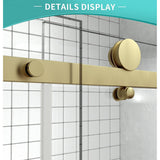 i-Homare 55 - 59 in.W x 60 in.H Sliding Frameless Tub Door Shower Door