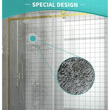 i-Homare 55 - 59 in.W x 60 in.H Sliding Frameless Tub Door Shower Door