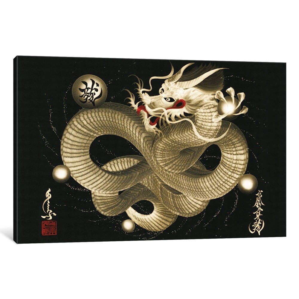 iCanvas "Impending Sky Dragon" by One-Stroke Dragon