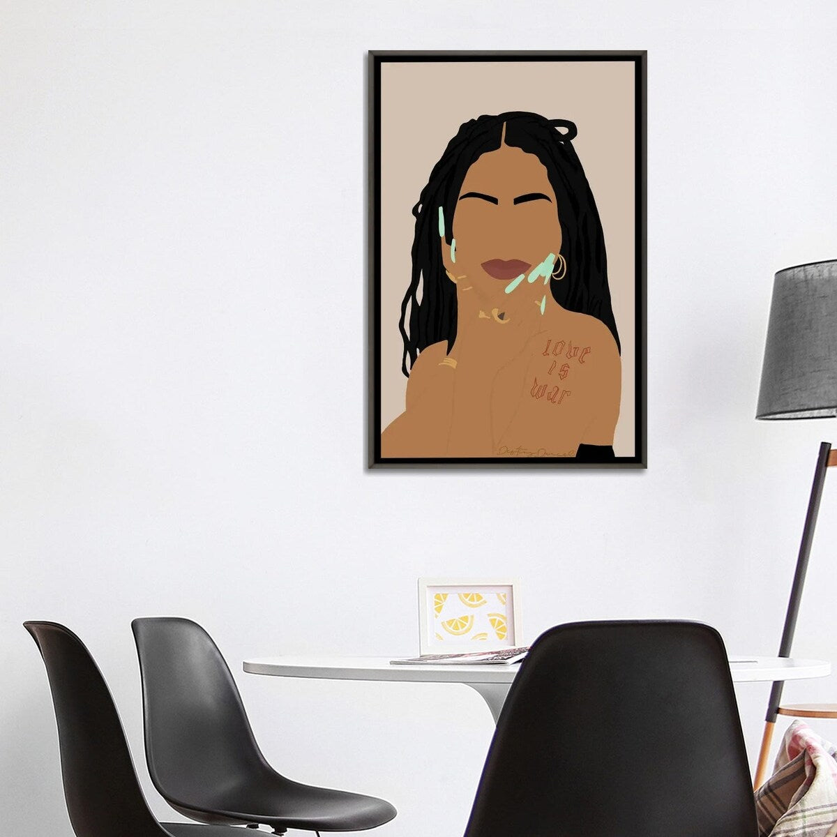 iCanvas "1OK" by Destiny Darcel Framed