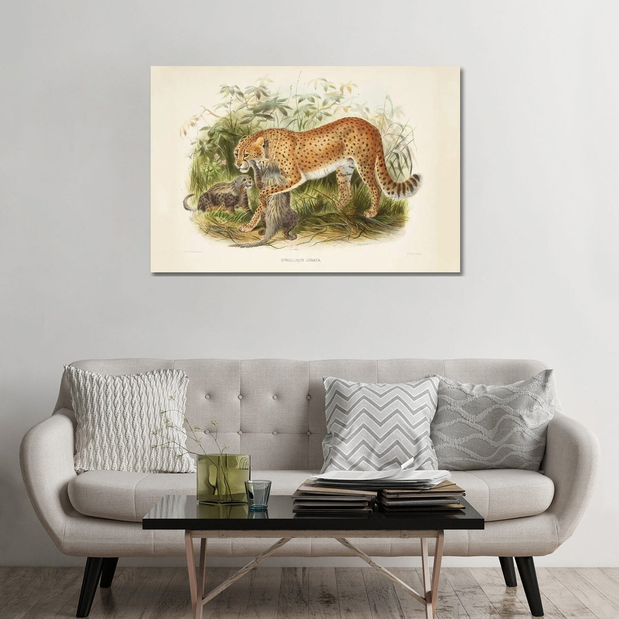 iCanvas "A Monograph Of The Felidae, Or Family Of The Cats By Daniel Giraund II" by Natural History Museum (UK) Canvas Print