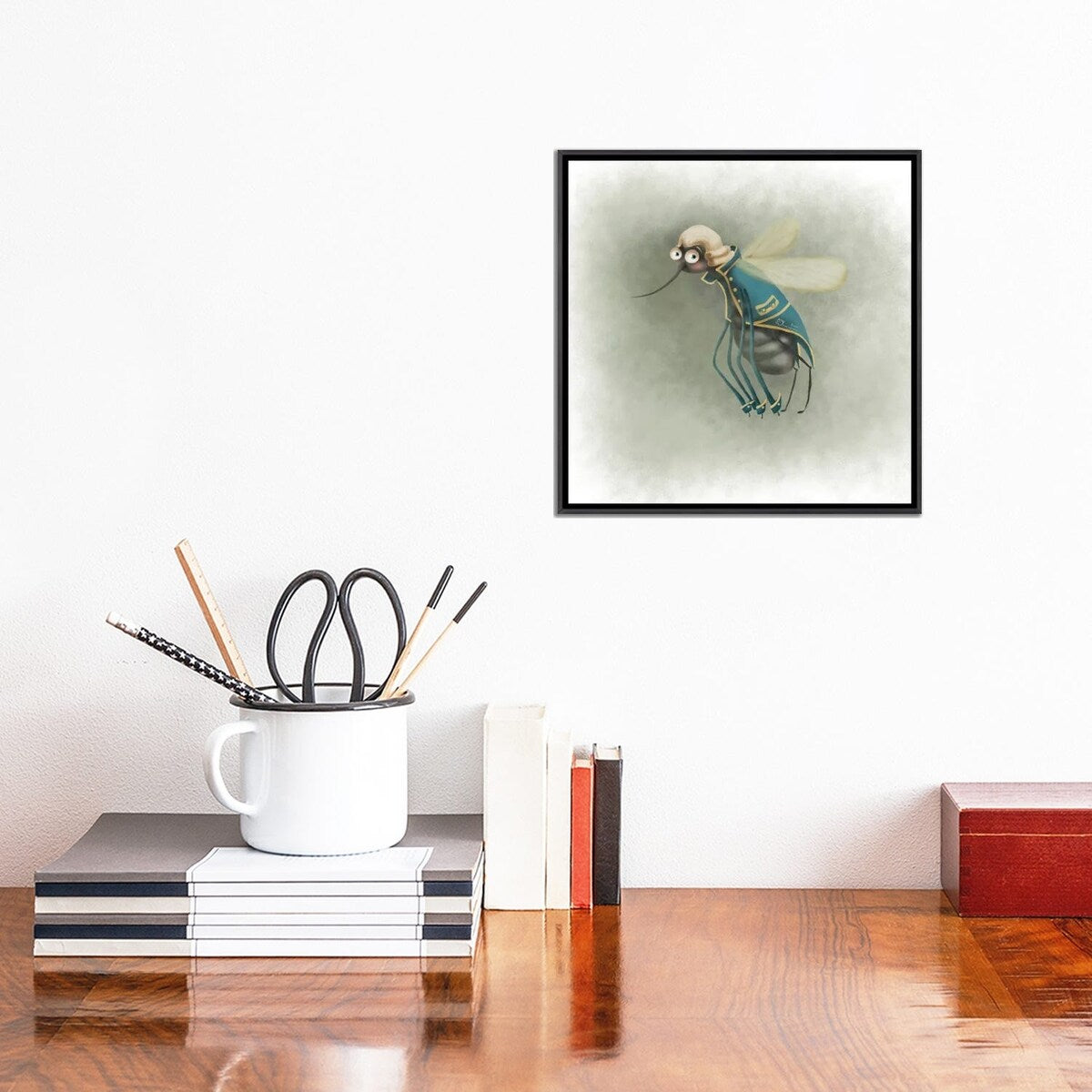 iCanvas "A Mosquito Of Noble Blood" by Anna Demchenko Framed