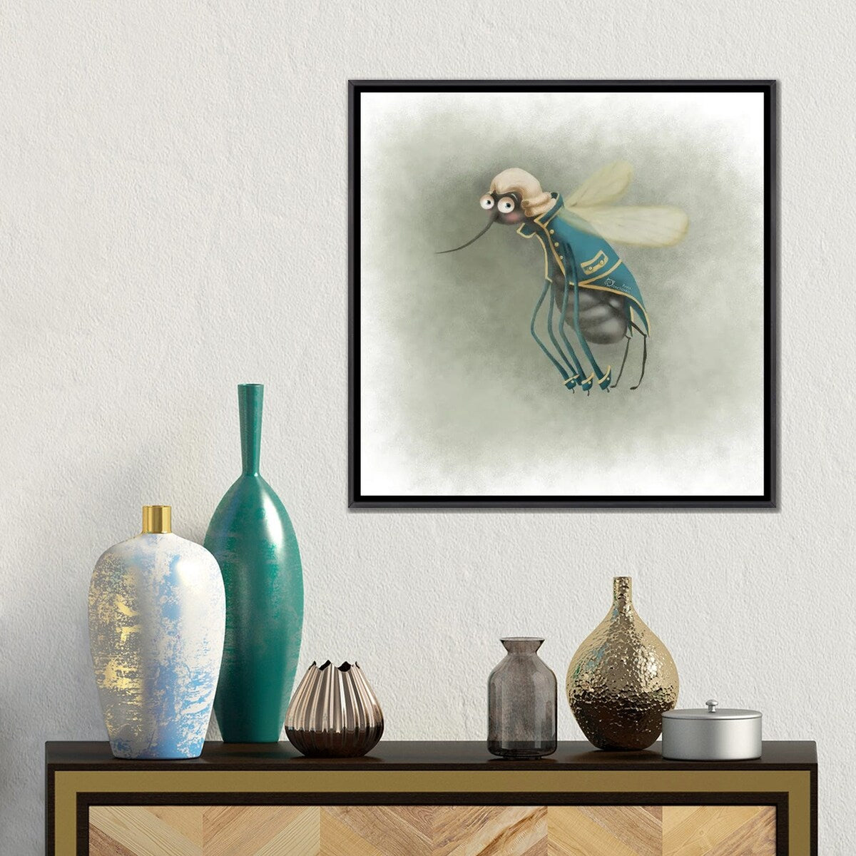 iCanvas "A Mosquito Of Noble Blood" by Anna Demchenko Framed