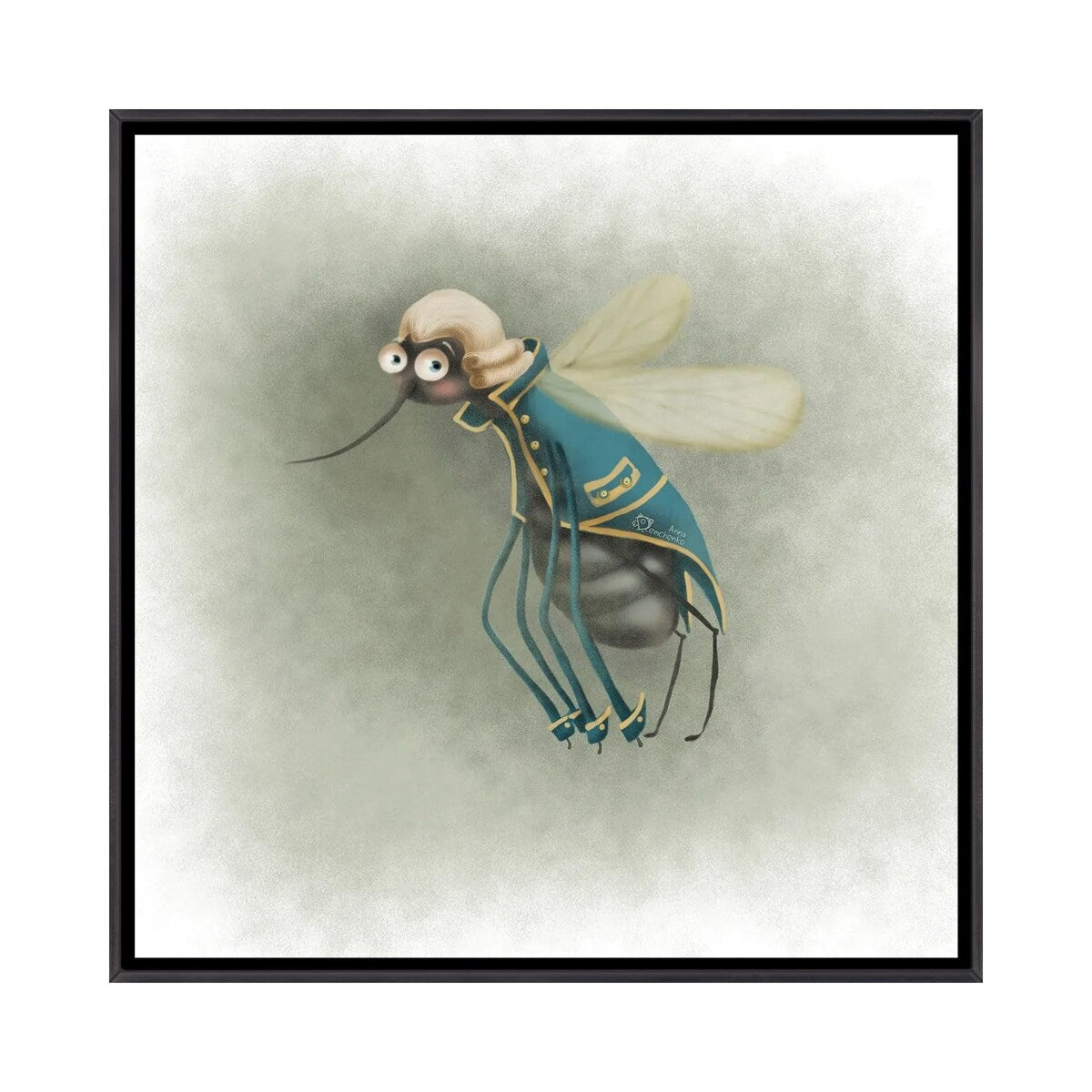 iCanvas "A Mosquito Of Noble Blood" by Anna Demchenko Framed
