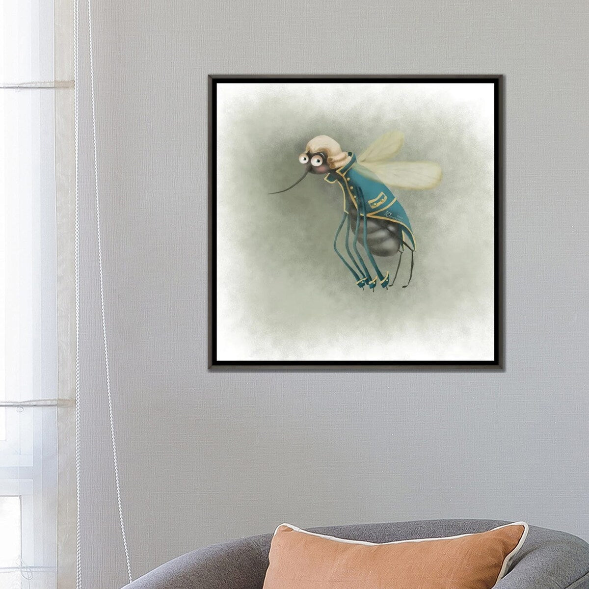 iCanvas "A Mosquito Of Noble Blood" by Anna Demchenko Framed
