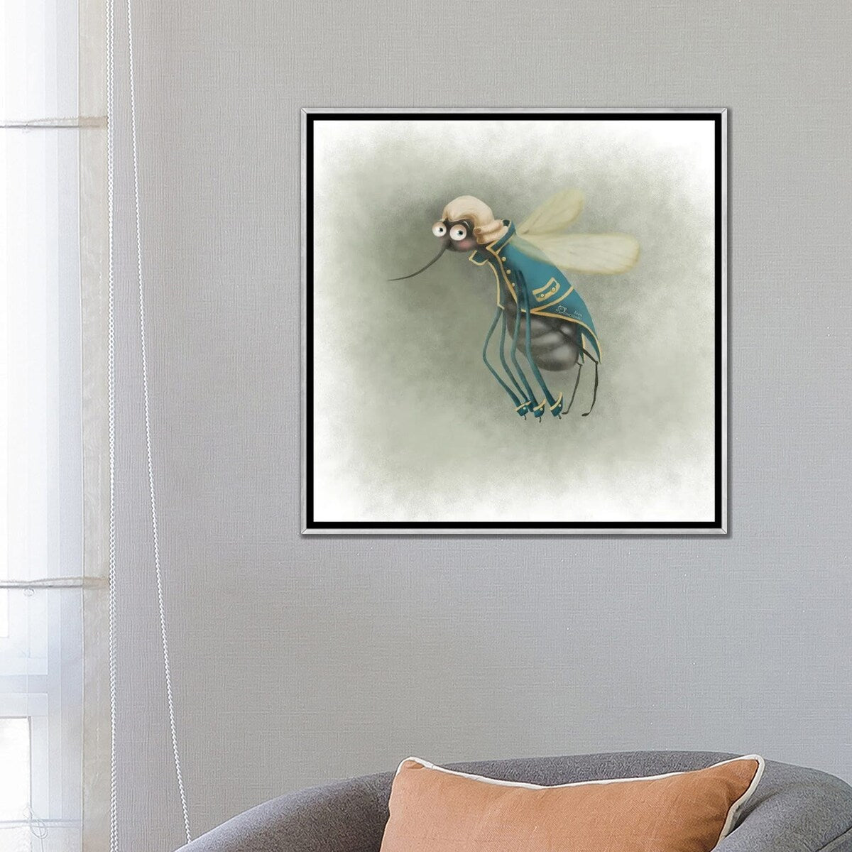 iCanvas "A Mosquito Of Noble Blood" by Anna Demchenko Framed