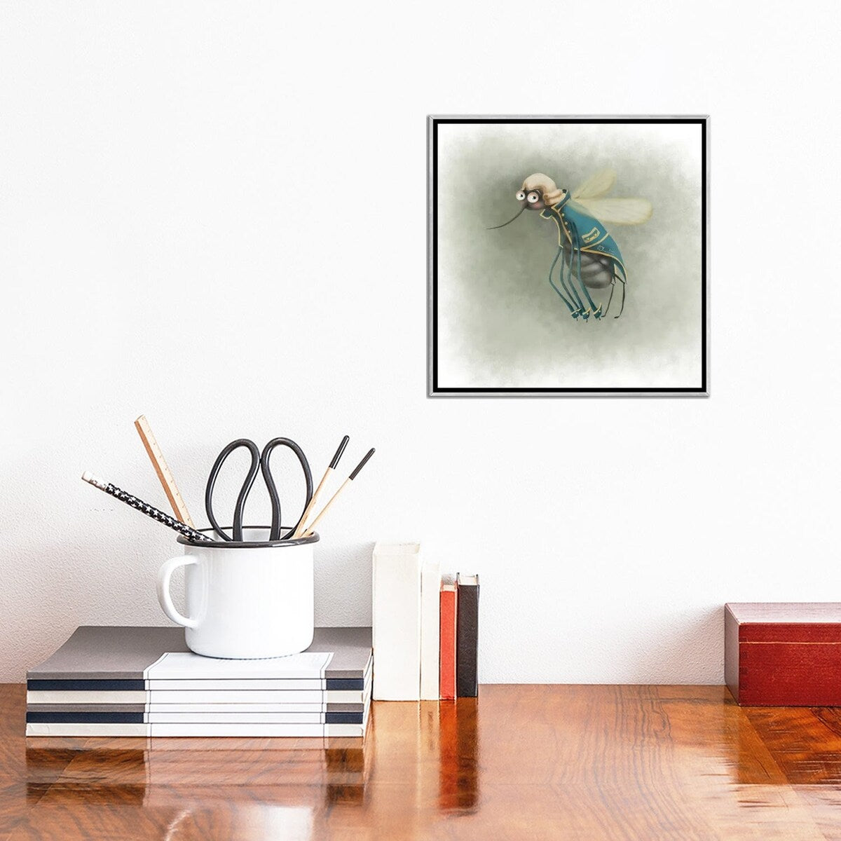 iCanvas "A Mosquito Of Noble Blood" by Anna Demchenko Framed