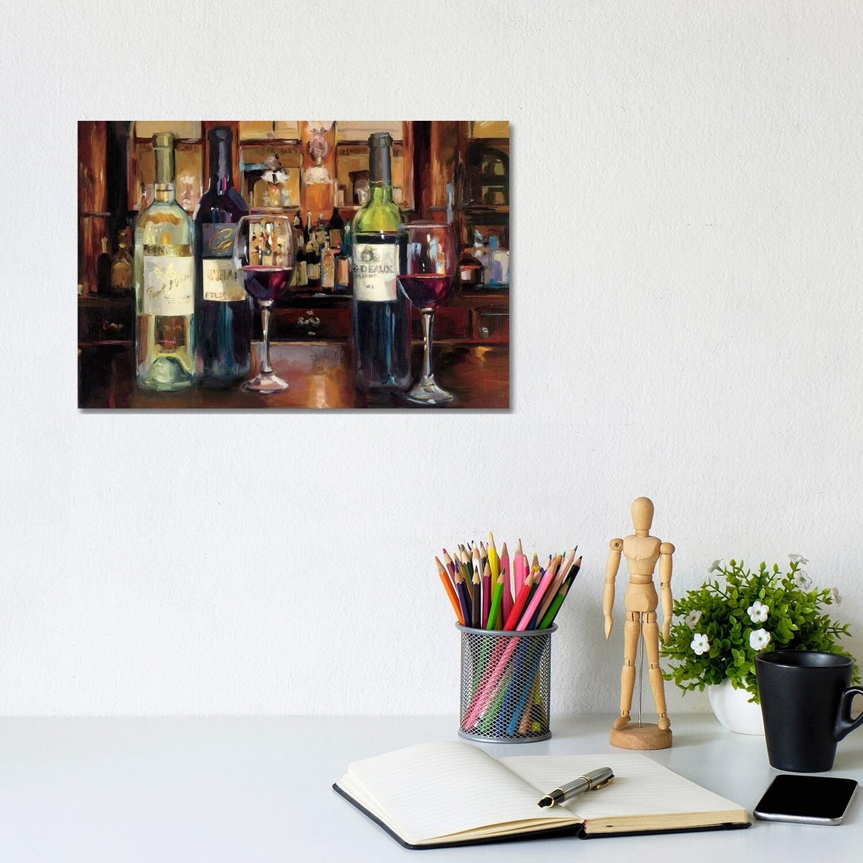iCanvas "A Reflection Of Wine" by Marilyn Hageman Canvas Print