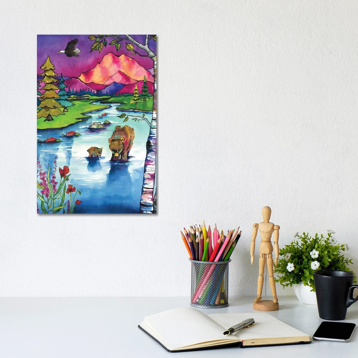 iCanvas "AK Scene" by Annie Brace Canvas Print