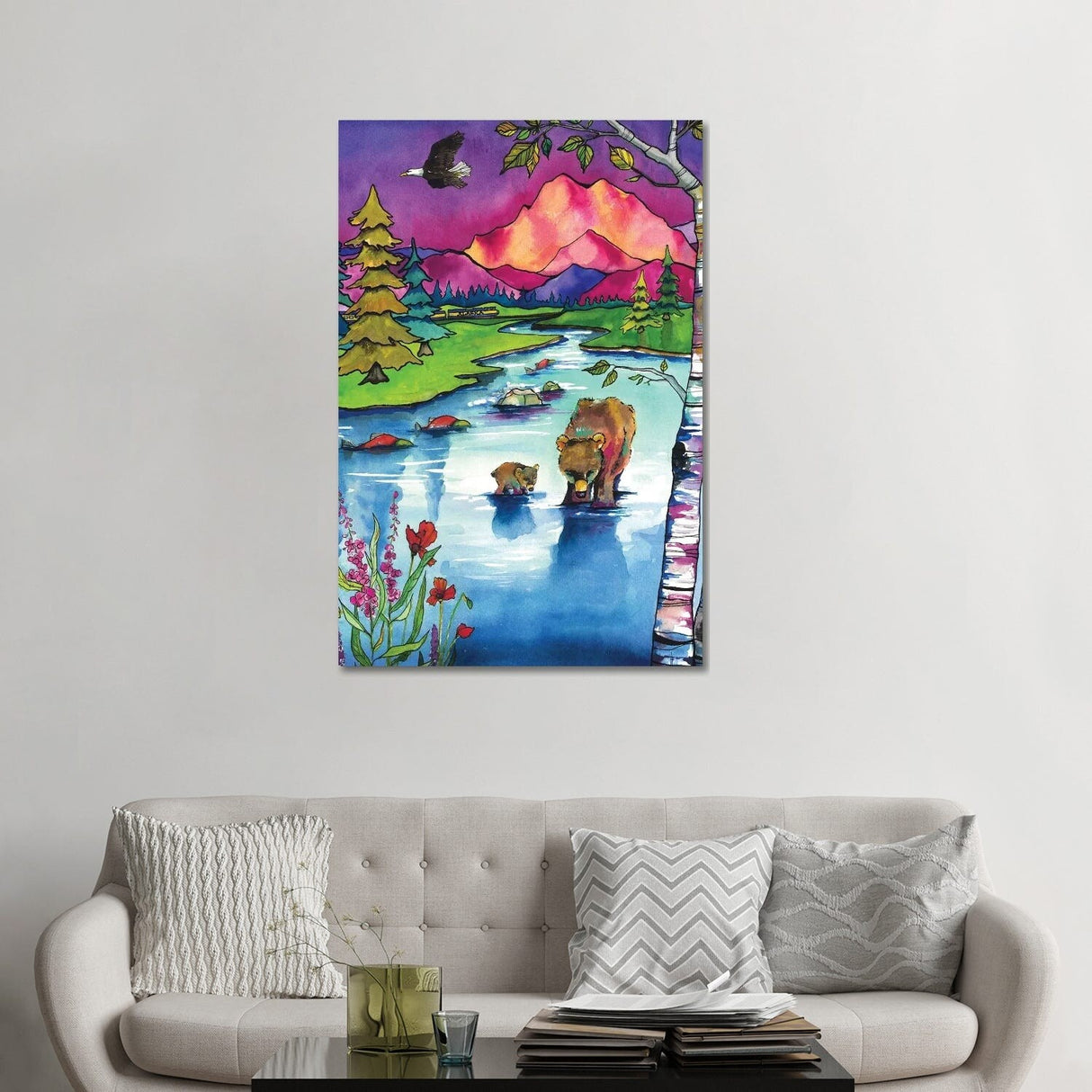 iCanvas "AK Scene" by Annie Brace Canvas Print