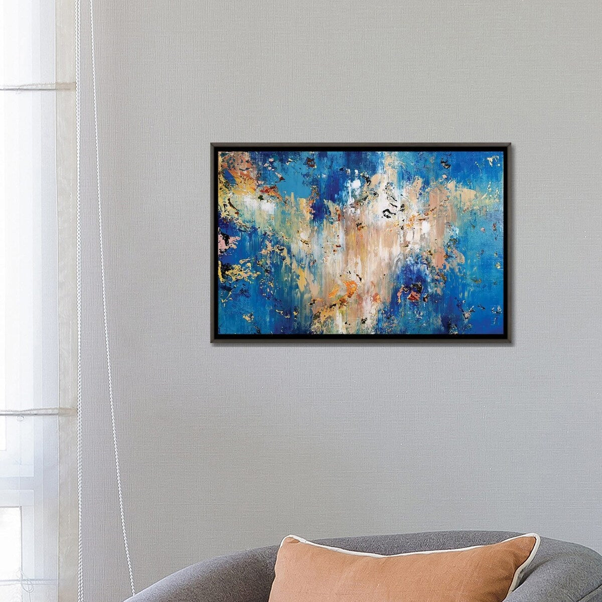 iCanvas "Abstract 2168" by Alex Senchenko Framed