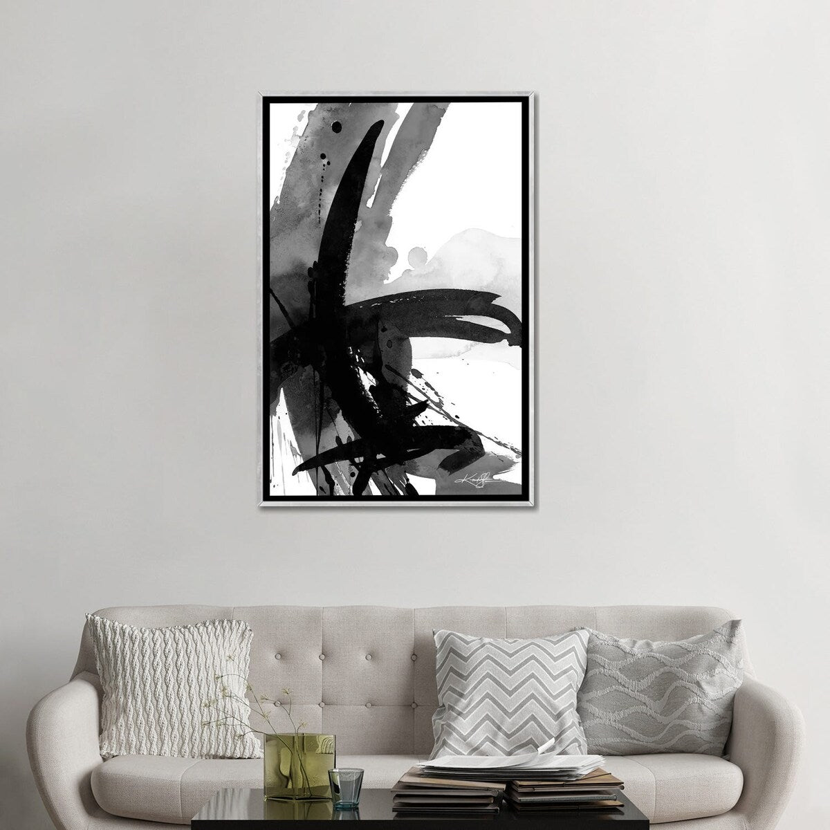 iCanvas "Abstract Emotions XVII-II" by Kathy Morton Stanion Framed