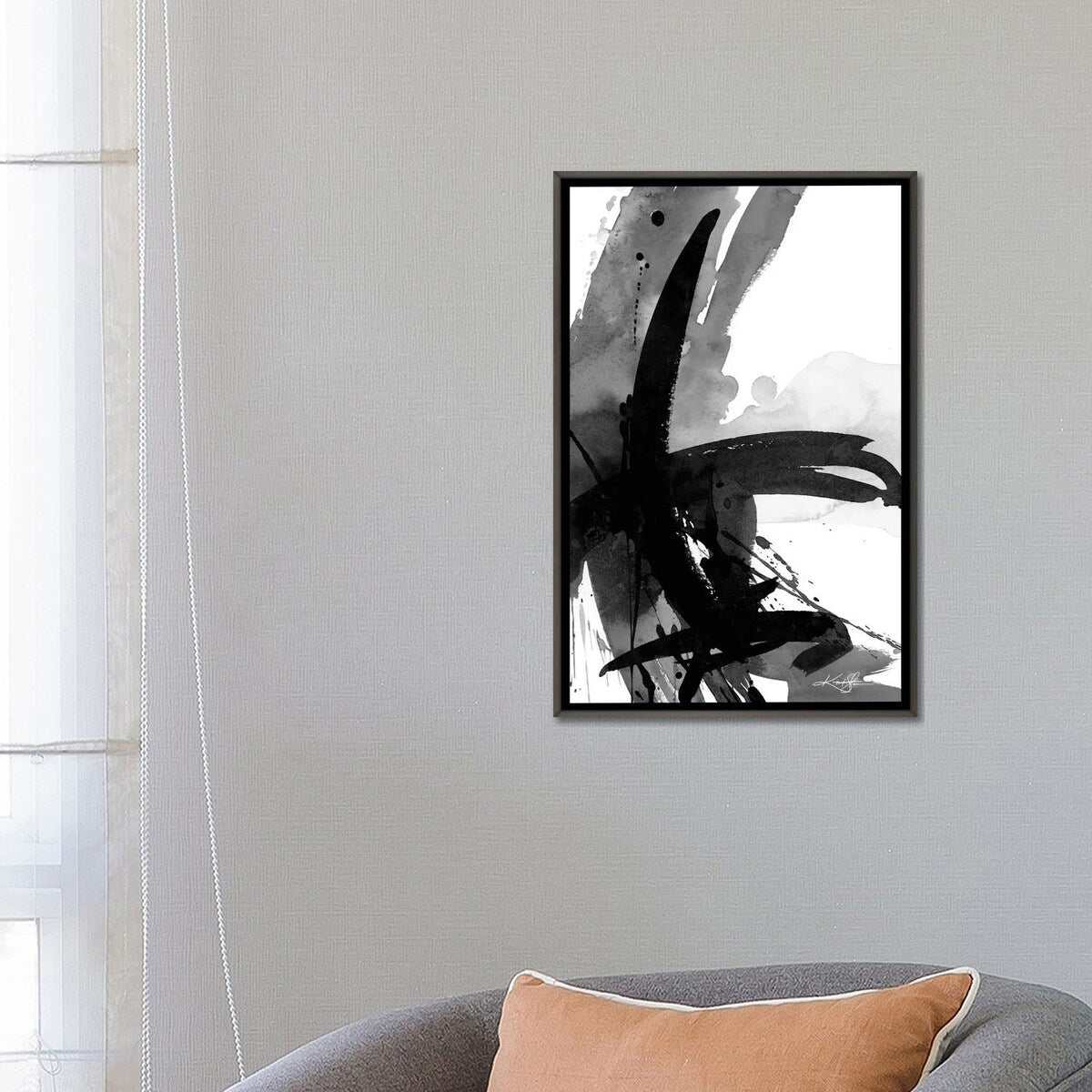 iCanvas "Abstract Emotions XVII-II" by Kathy Morton Stanion Framed