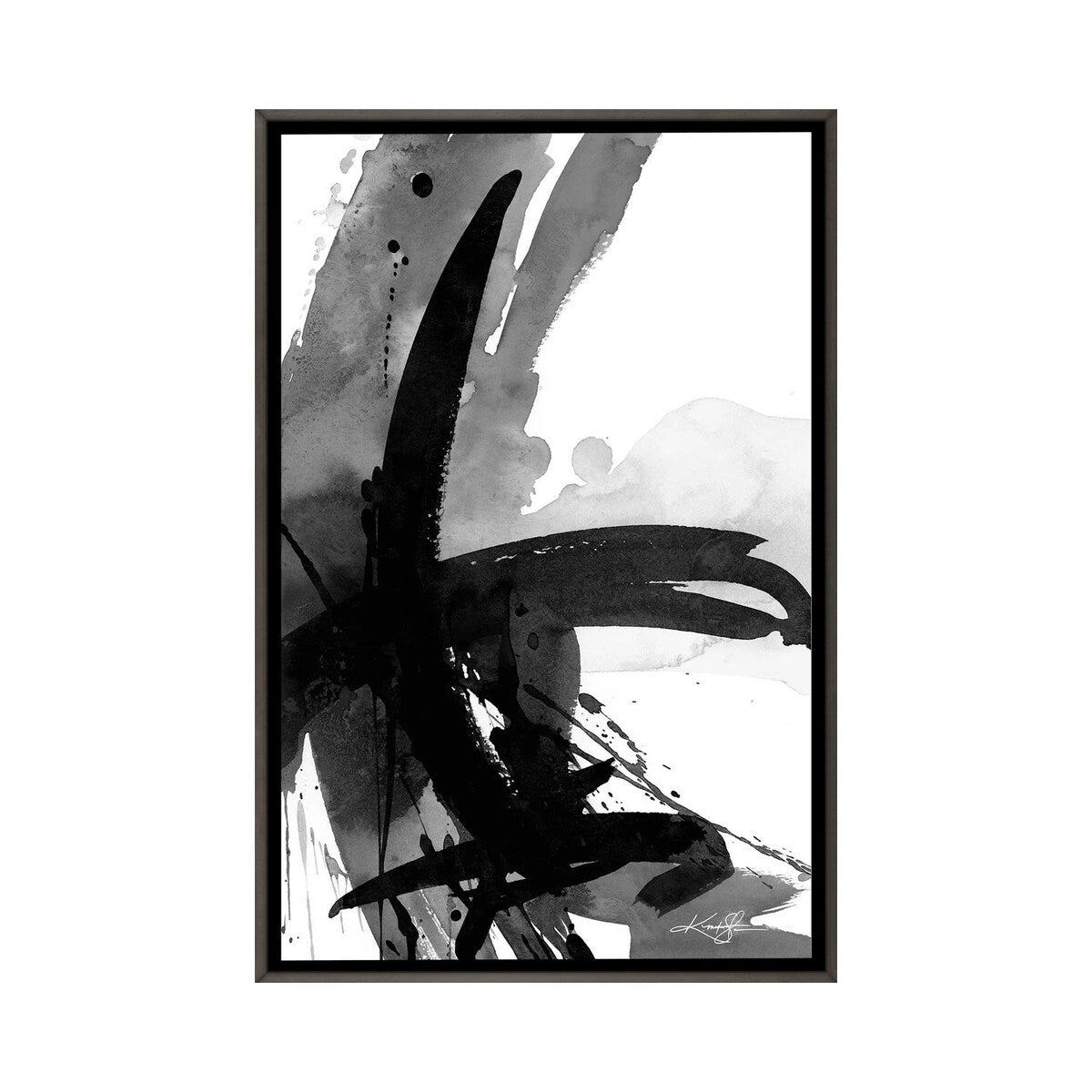 iCanvas "Abstract Emotions XVII-II" by Kathy Morton Stanion Framed