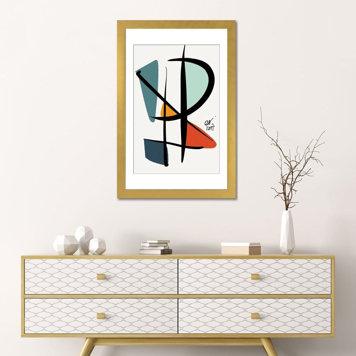 iCanvas "Abstract Minimal Lyrical Art" by Emmanuel Signorino