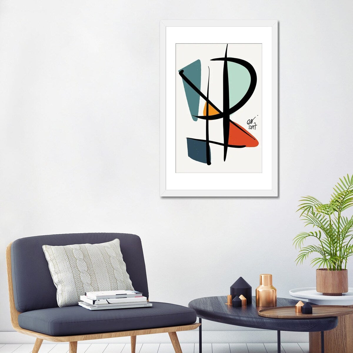 iCanvas "Abstract Minimal Lyrical Art" by Emmanuel Signorino