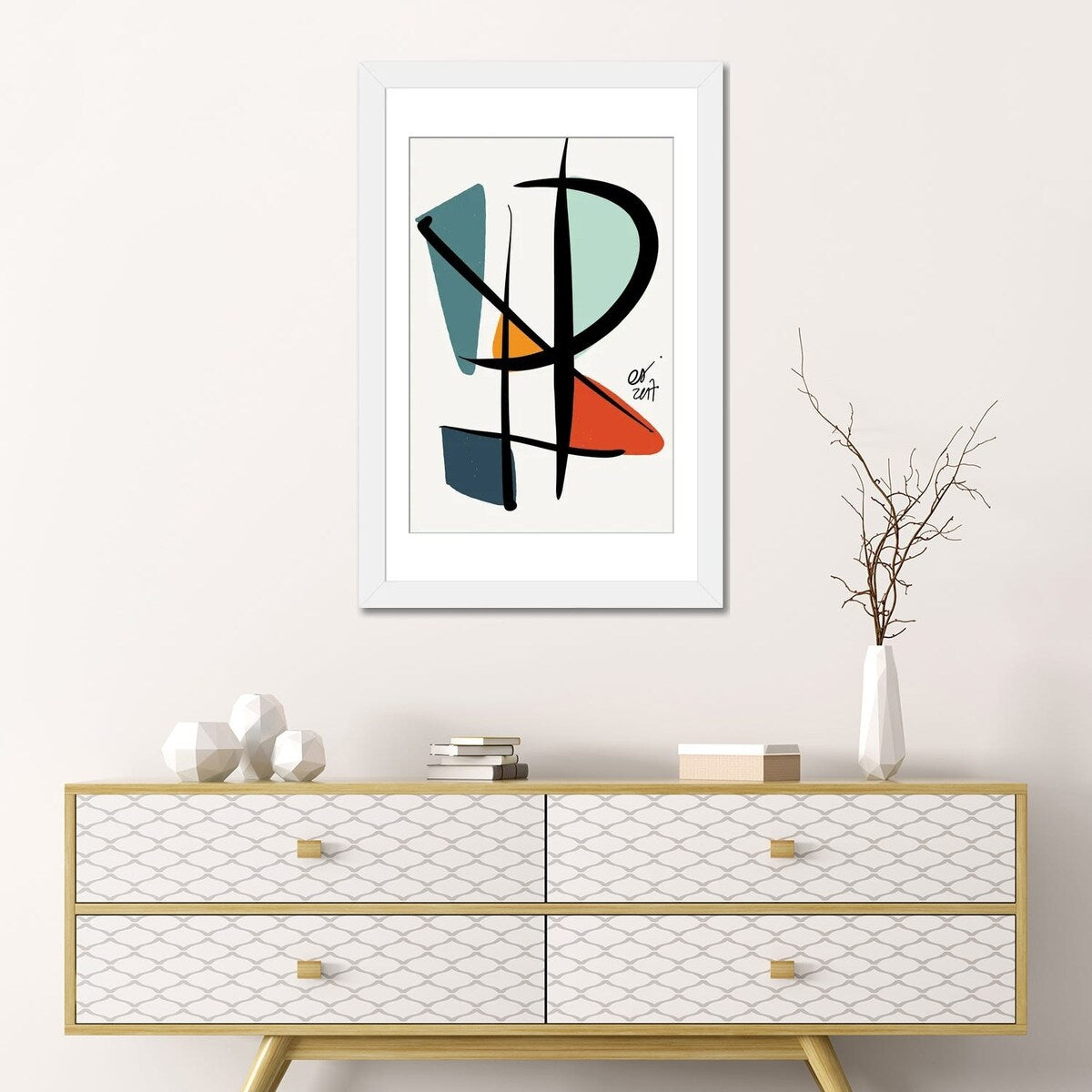 iCanvas "Abstract Minimal Lyrical Art" by Emmanuel Signorino