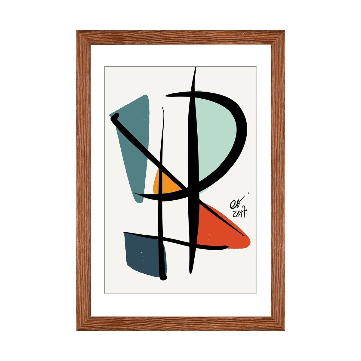 iCanvas "Abstract Minimal Lyrical Art" by Emmanuel Signorino