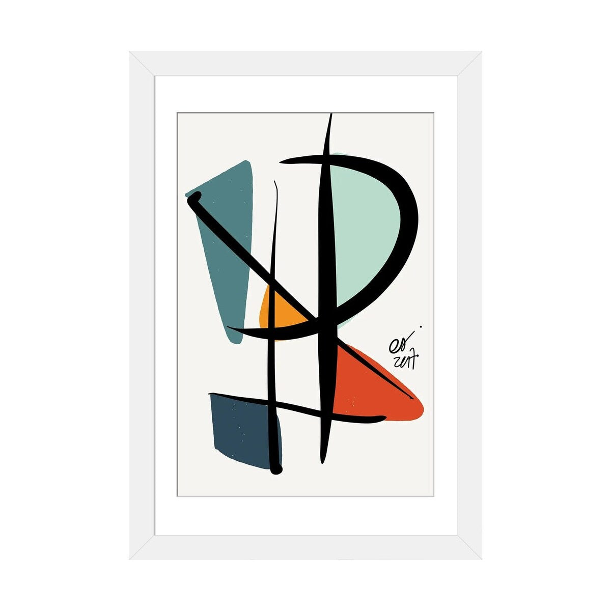 iCanvas "Abstract Minimal Lyrical Art" by Emmanuel Signorino