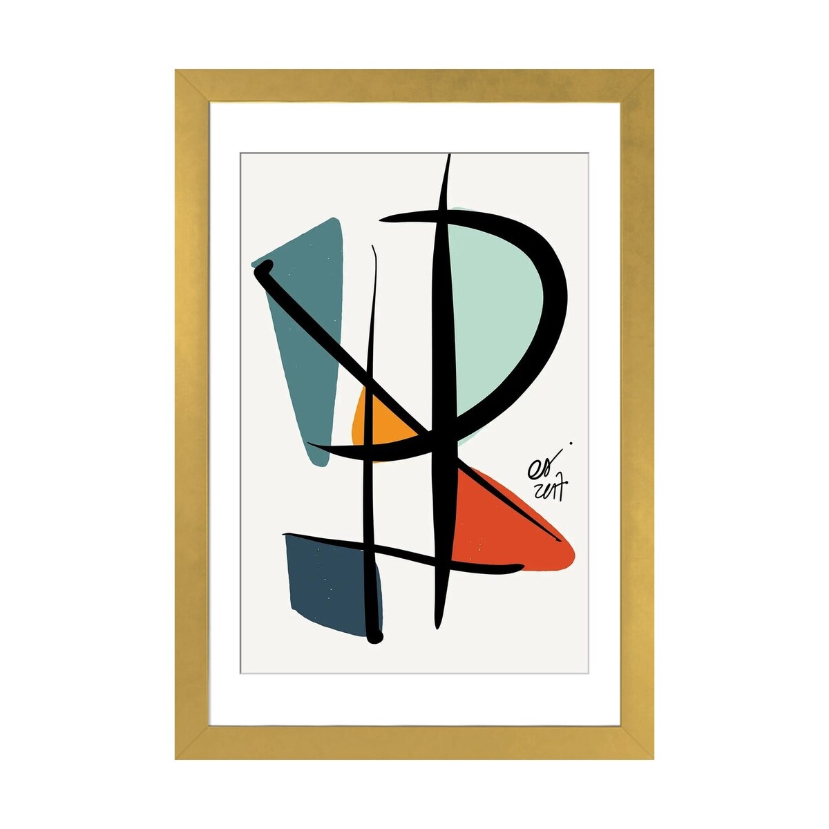 iCanvas "Abstract Minimal Lyrical Art" by Emmanuel Signorino