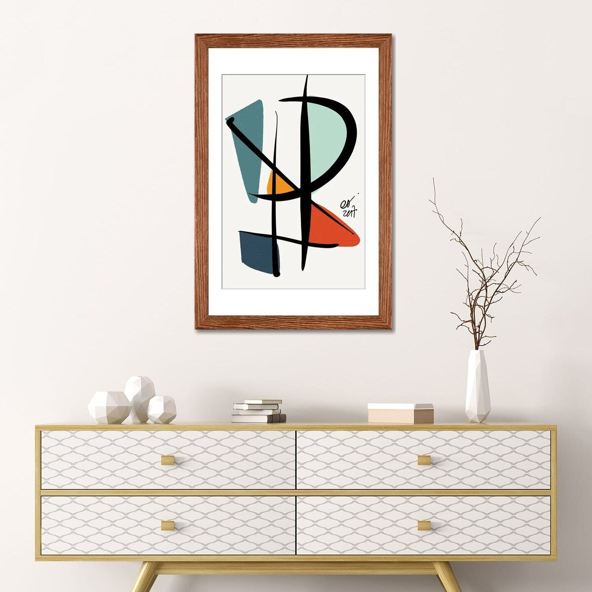 iCanvas "Abstract Minimal Lyrical Art" by Emmanuel Signorino
