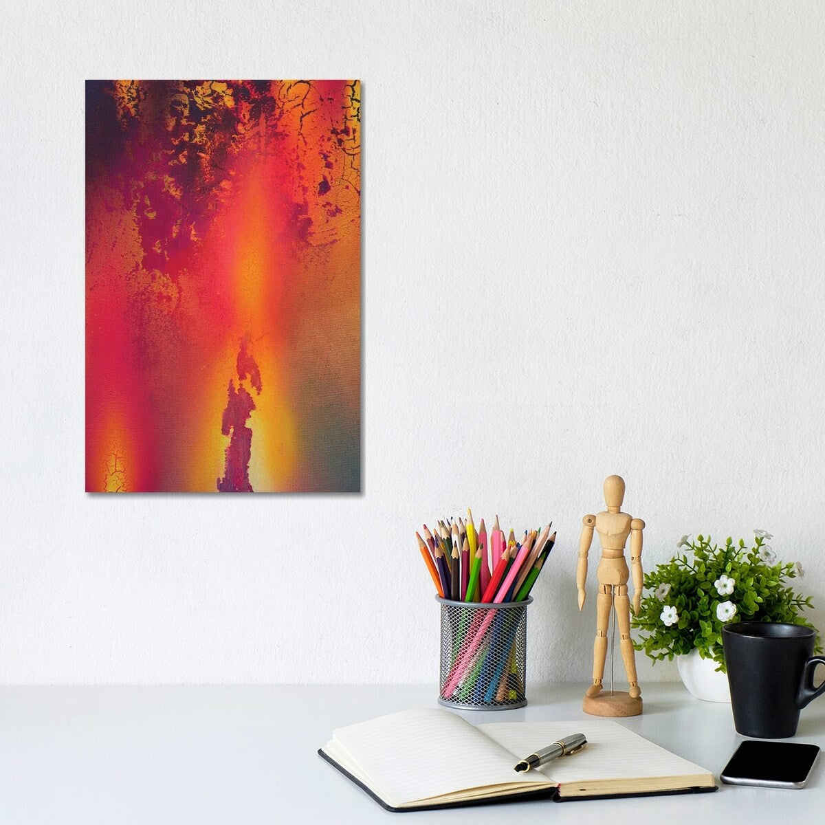 iCanvas "Abstraction I" by Kevin Greer Canvas Print