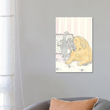 iCanvas "Adorable Dog And Cat Smoochies With Golden Retriever" by Shell Sherree Canvas Print