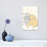 iCanvas "Adorable Dog And Cat Smoochies With Golden Retriever" by Shell Sherree Canvas Print