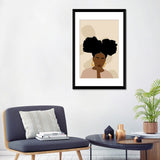 iCanvas "Afro Girl Abstract Art" by Tysee Ciage