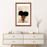 iCanvas "Afro Girl Abstract Art" by Tysee Ciage