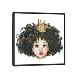 iCanvas "Afro Little Princess" by Ephrazy Graphics Framed Canvas Print