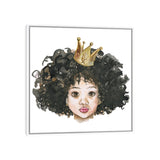 iCanvas "Afro Little Princess" by Ephrazy Graphics Framed Canvas Print