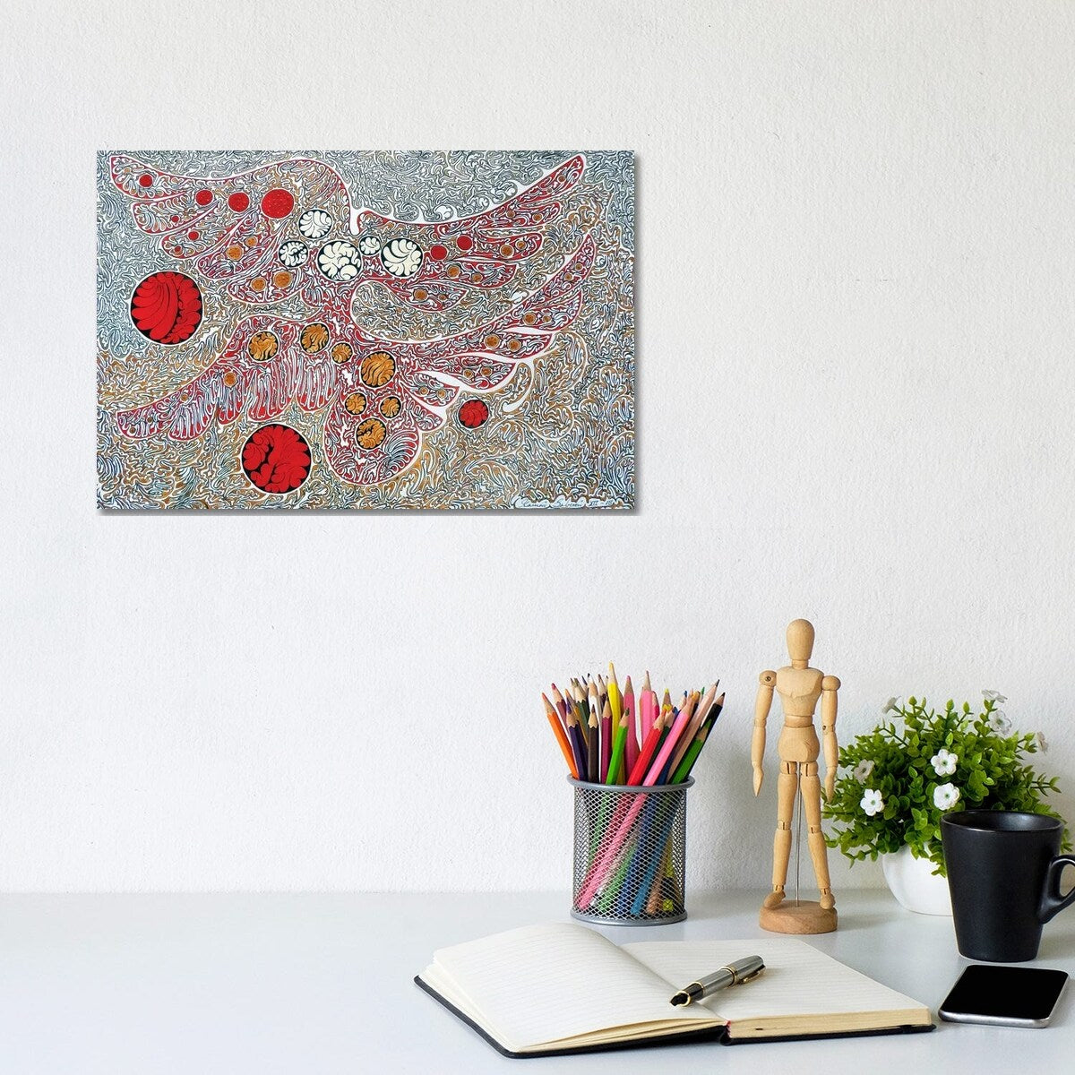 iCanvas "Alados X" by Ramon Soberon Canvas Print