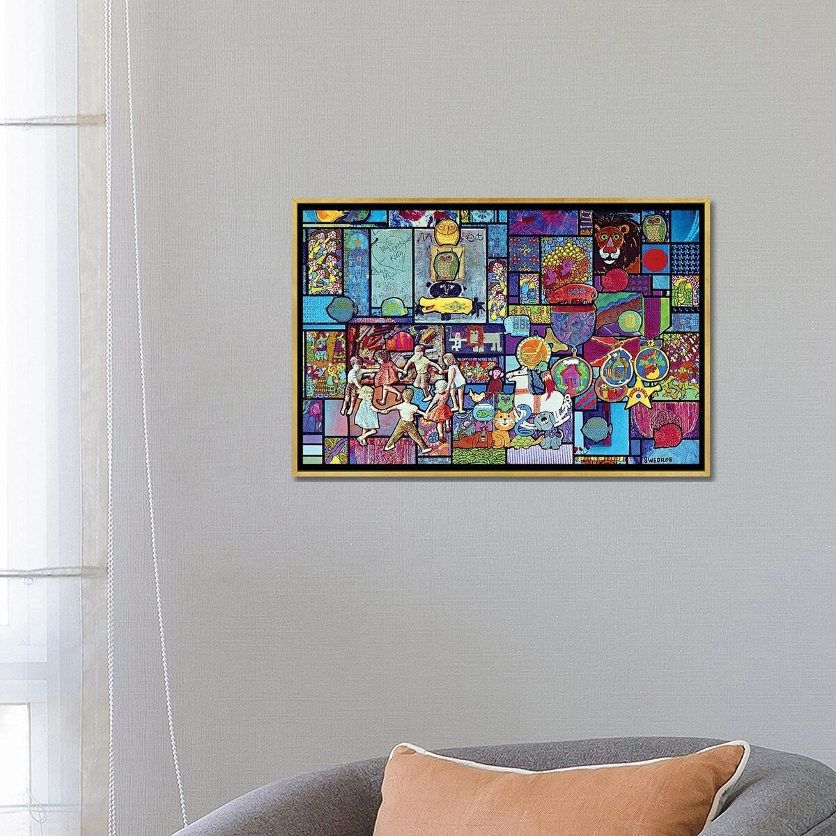 iCanvas "All Gods Children" by Robert Swedroe Framed