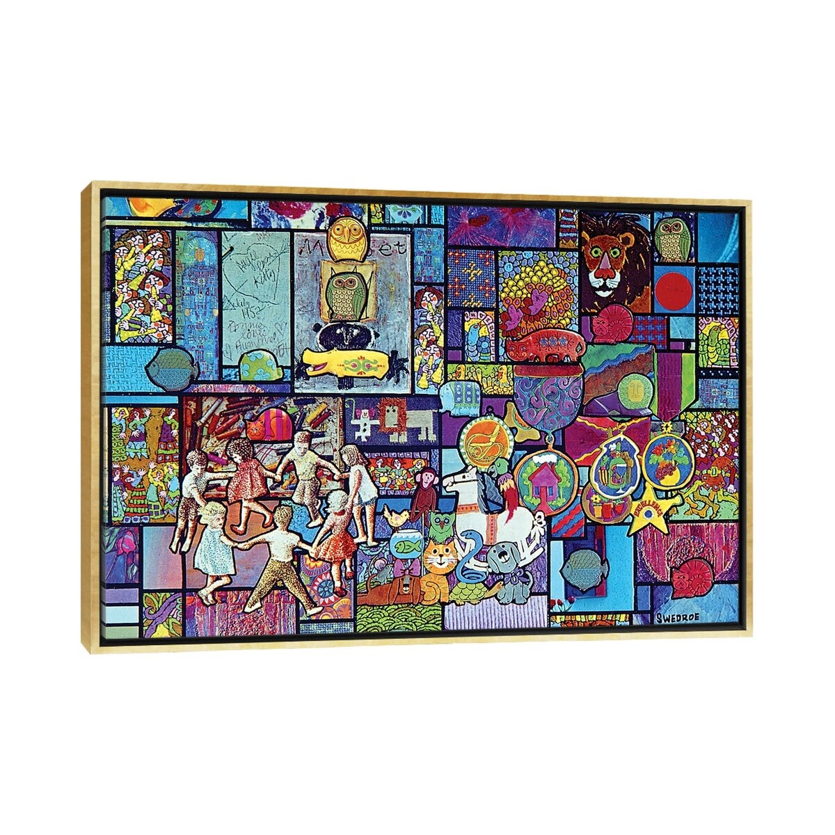 iCanvas "All Gods Children" by Robert Swedroe Framed