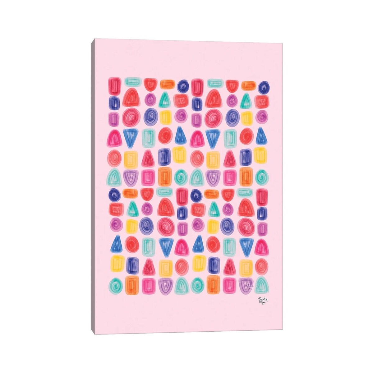 iCanvas "All The Shapes" by Kristen Ley Canvas Print