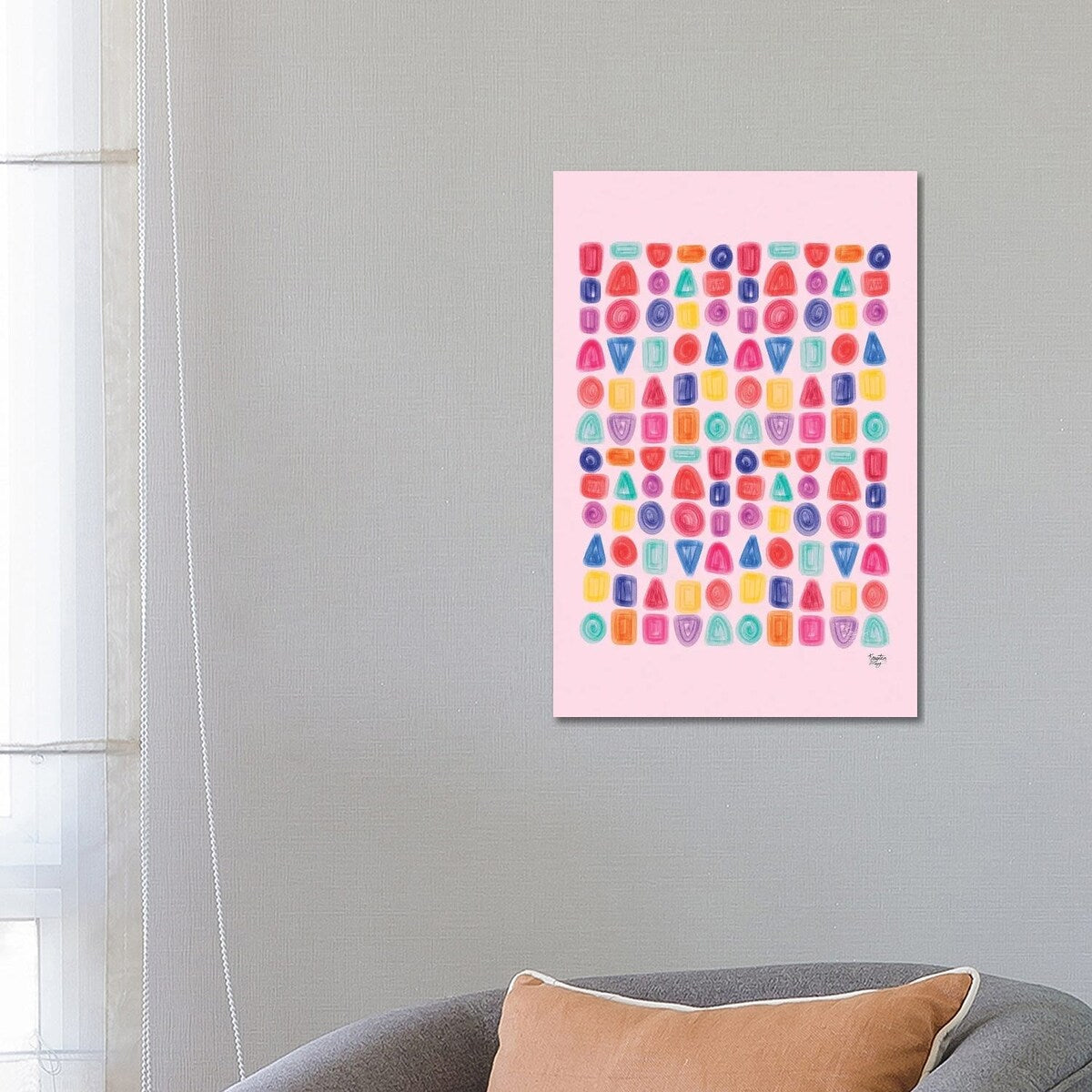 iCanvas "All The Shapes" by Kristen Ley Canvas Print