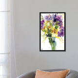 iCanvas "Alliums And Wildflowers" by Pamela Harnois Framed