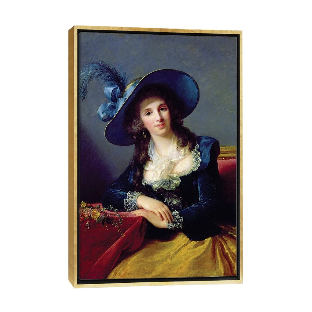 iCanvas "Antoinette-Elisabeth-Marie d'Aguesseau (1756-1828) Countess Of Segur, 1785" by Elisabeth Louise Vigee Le Brun Framed