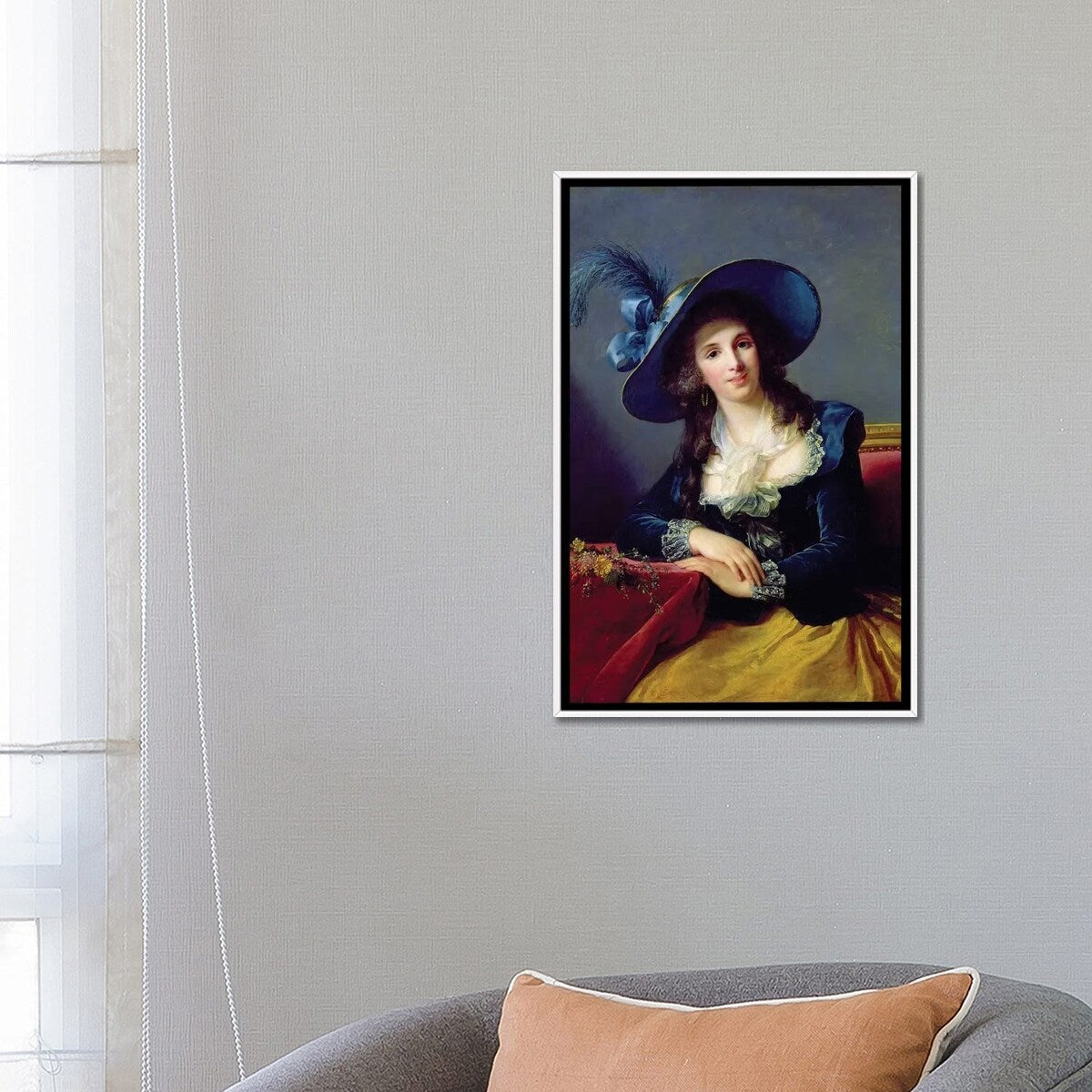 iCanvas "Antoinette-Elisabeth-Marie d'Aguesseau (1756-1828) Countess Of Segur, 1785" by Elisabeth Louise Vigee Le Brun Framed