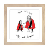 iCanvas "Apes In Capes Only Eat Grapes" by Jimbobart