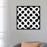 iCanvas "Aquarelle Black and White IX" by Nancy Green Framed