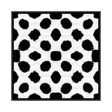 iCanvas "Aquarelle Black and White IX" by Nancy Green Framed