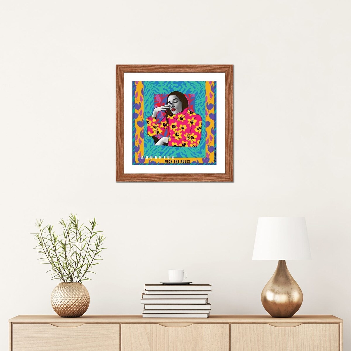 iCanvas "Aquarius" by BrushBound